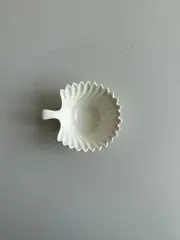 Foto 2 von Keramik Snackschale 4er Blattform Weiß