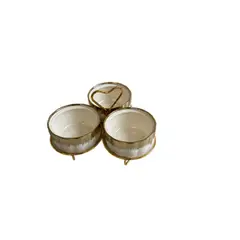 Foto 13 von Keramik Snackschale 3er Set mit Deckel Vorratsdose Aufbewahrung Küche