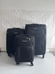 Foto 2 von Kimsonic Stoffkoffer Trolley 4 Rollen Reisekoffer S M L Dehnfalte Schloss