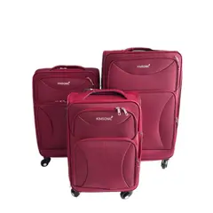 Foto 50 von Kimsonic Stoffkoffer Trolley 4 Rollen Reisekoffer S M L Dehnfalte Schloss