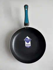 Foto 1 von L.C Hot Chef Bratpfanne 26 cm Antihaftbeschichtung Aluminium Induktion Schwarz